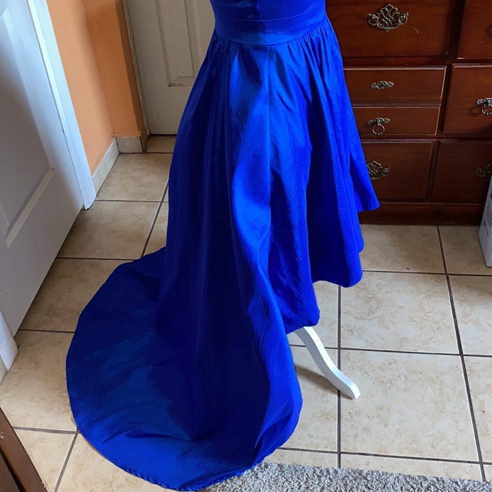 Royal Blue Prom Dress - Picture 3 of 7